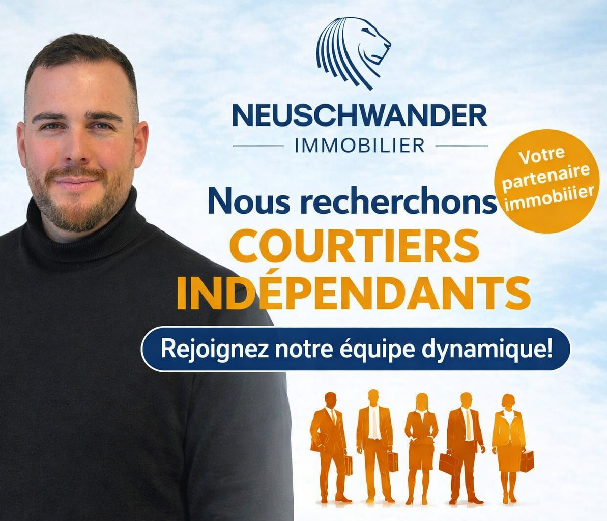 Neuschwander Immobilier recrute des courtiers immobiliers indépendants
