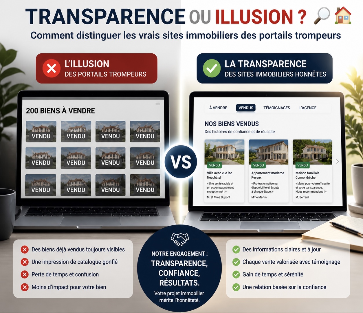 Comment distinguer les vrais sites immobiliers des portails trompeurs ?