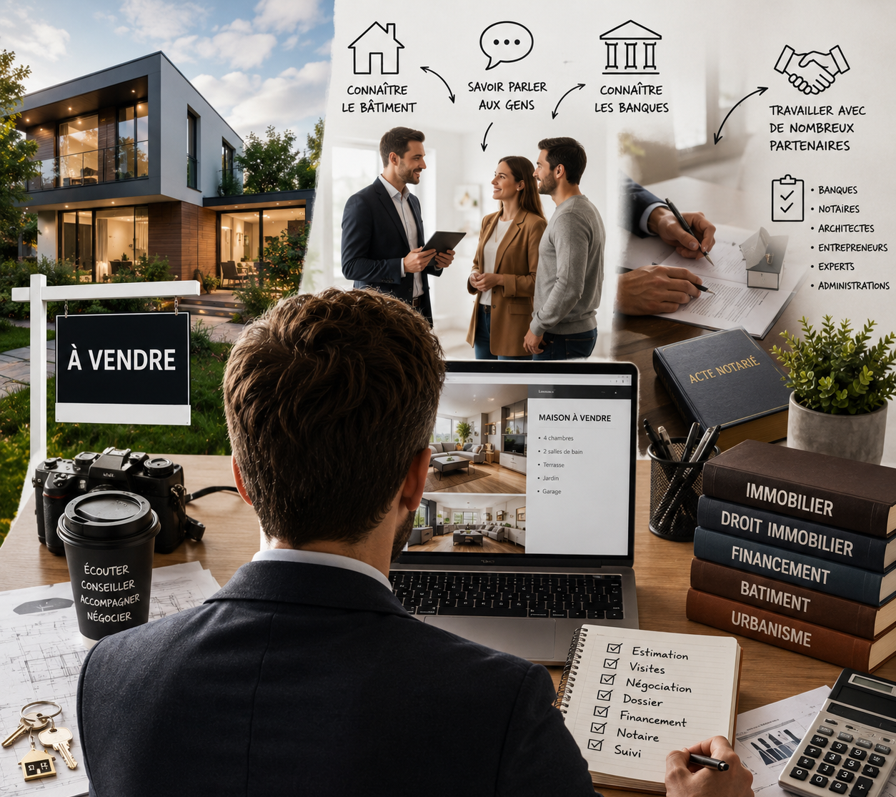 L&rsquo;immobilier : un métier jugé, mais rarement compris