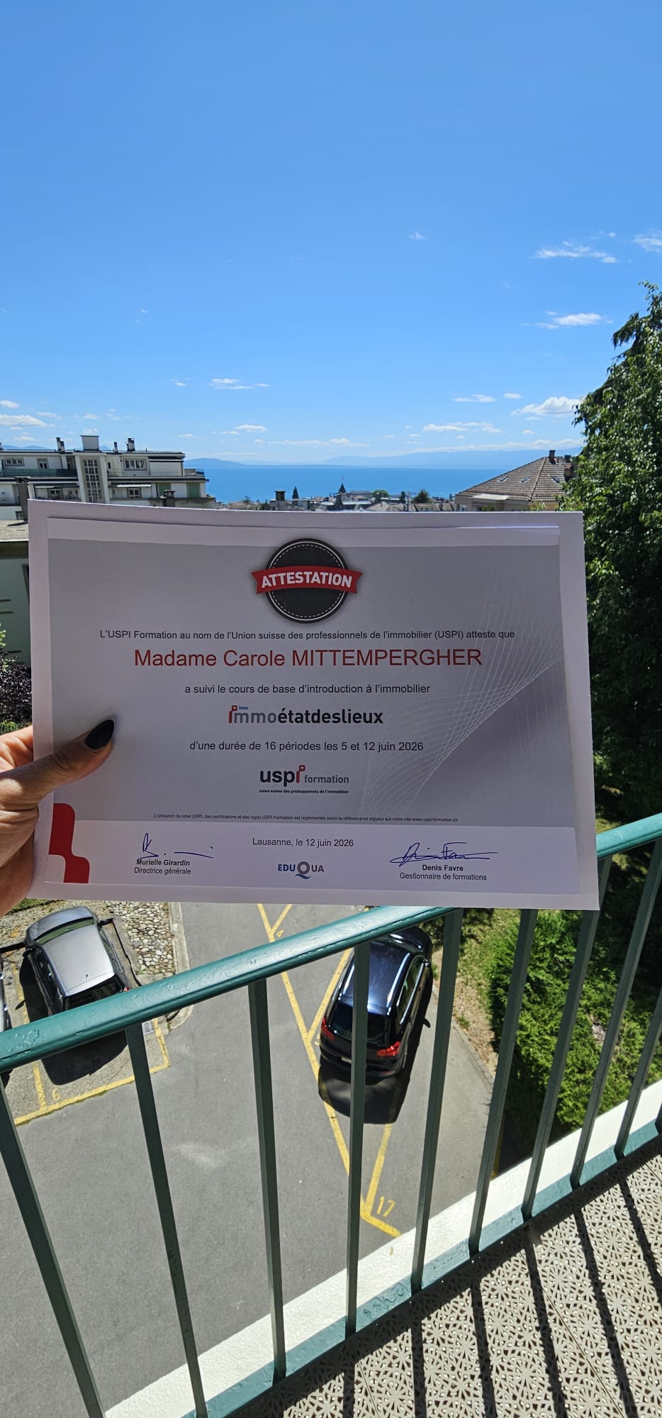 Nouvelle attestation USPI pour la team Neuschwander