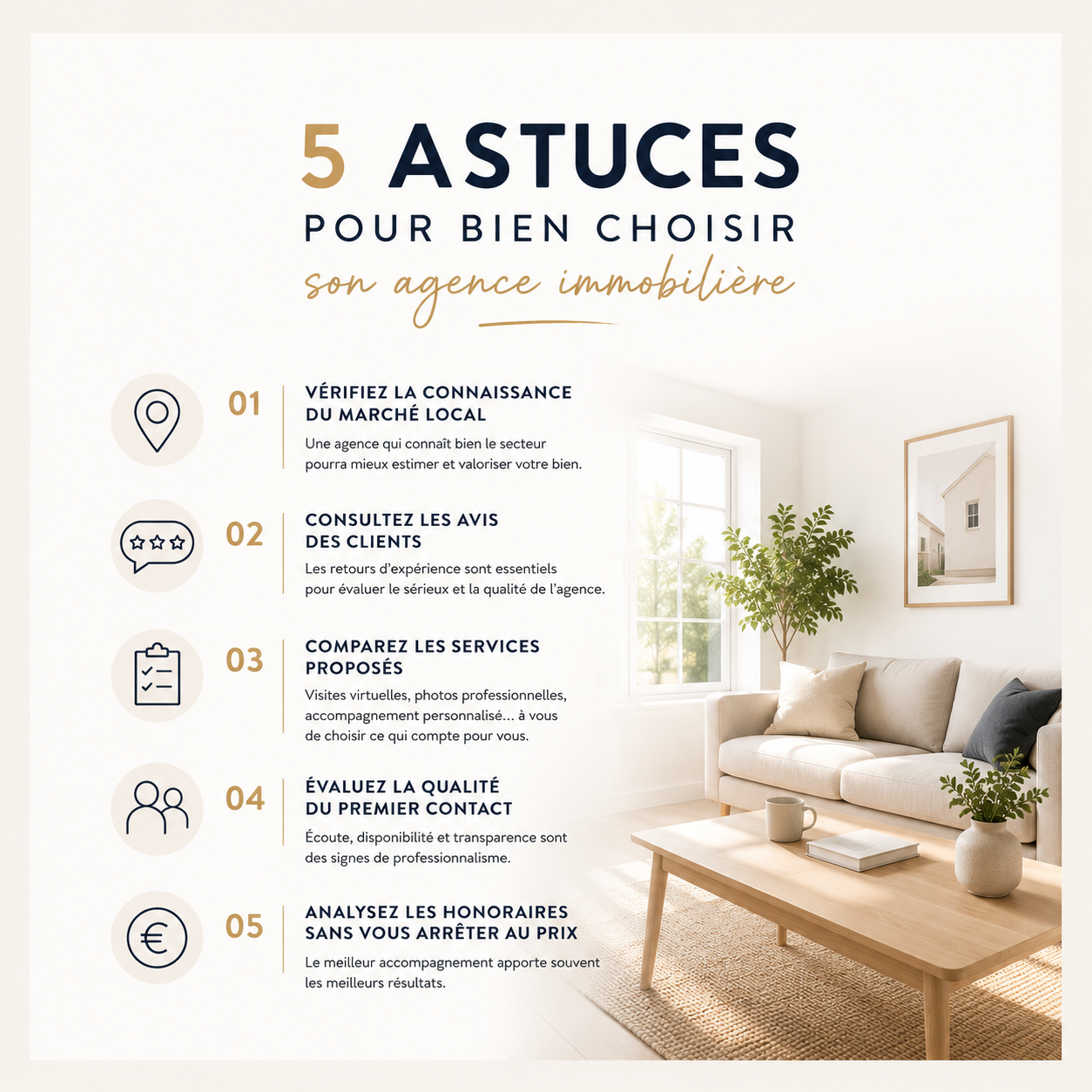 5 astuces pour bien choisir son agence immobilière