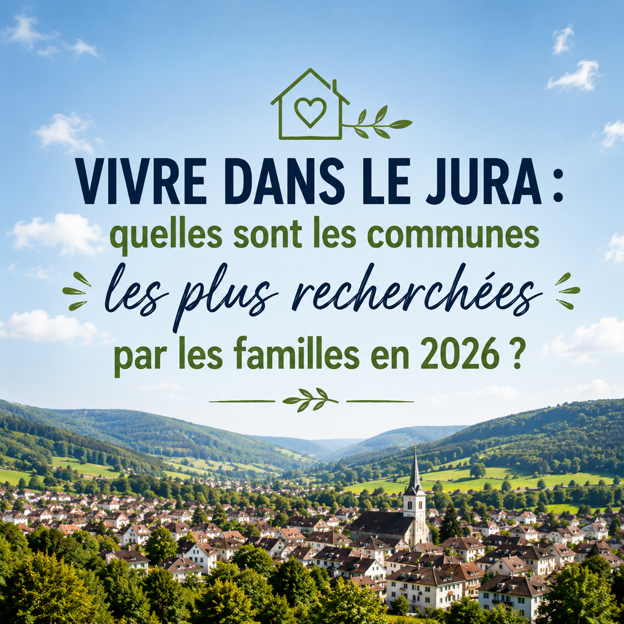 Vivre dans le Jura : quelles sont les communes les plus recherchées par les familles en 2026 ?