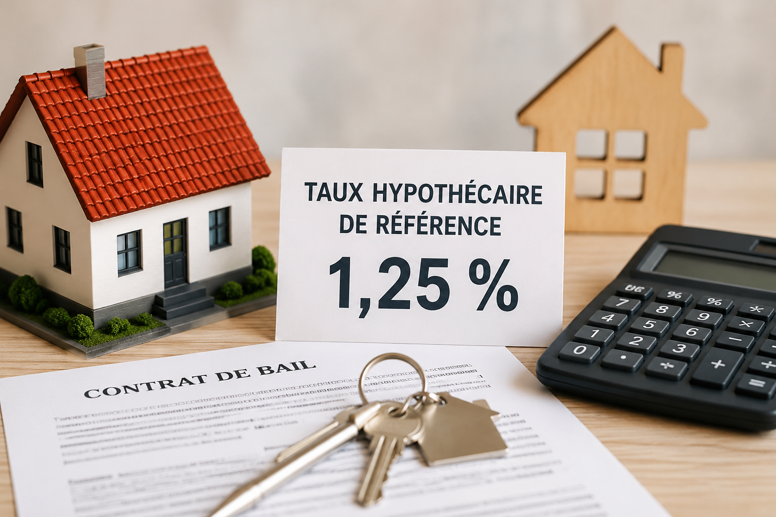 Taux hypothécaire de référence à 1,25 % : quel impact sur votre loyer en 2026 ?